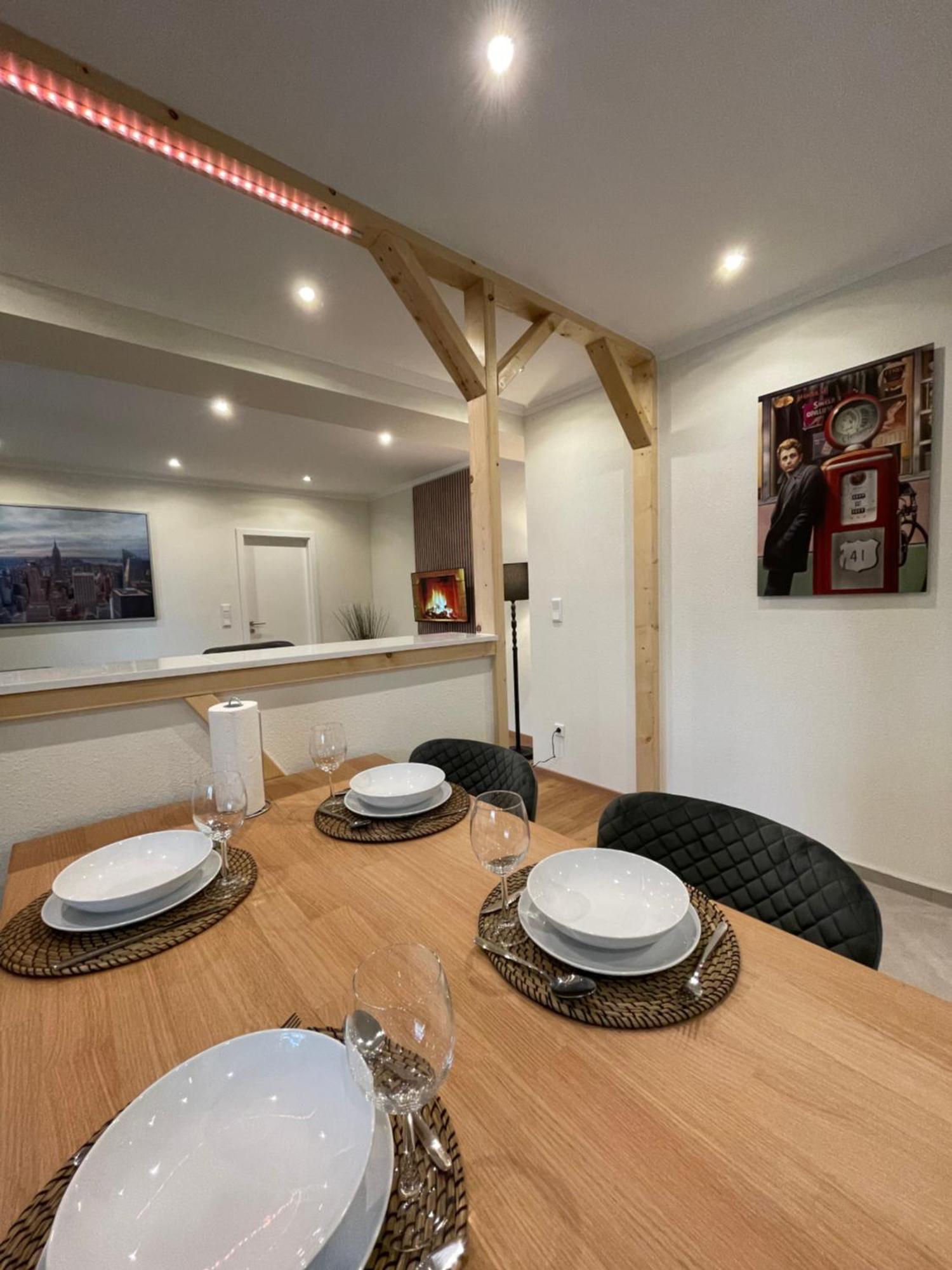Moderne Ferienwohnungen In Dissen Luaran gambar